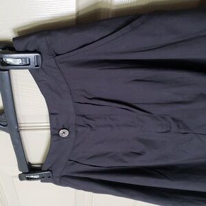 Anthropologie black cotton midi boho skirt size 4